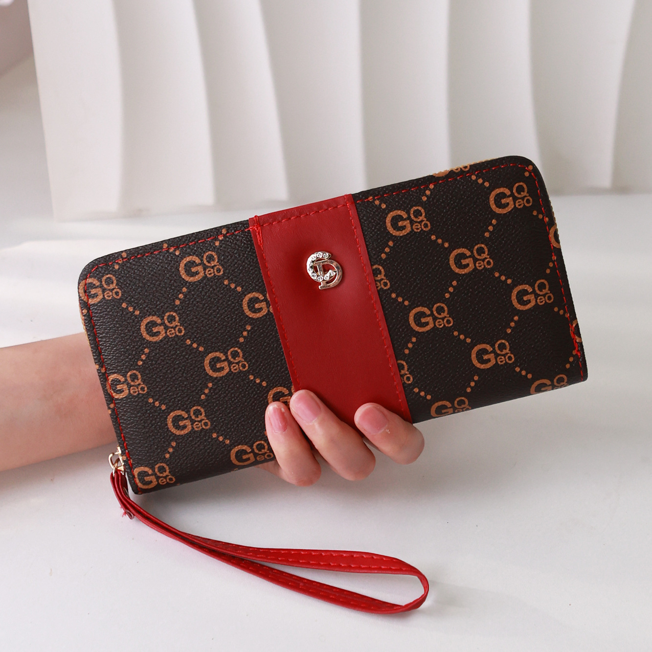 Free Shipping Designer Bag Trade 2025 New Women's Wallet Long Style High-end Zipper Clutch Large Capacity Money Clip Card Holder For Women