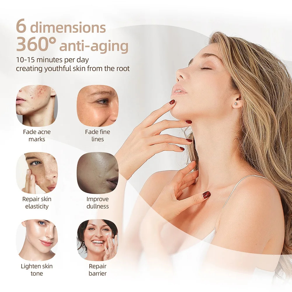 7 Colors Pon Silicone Face LED Mask 3D Beauty Mask Red Light Skin Care Skin Wireless Use 250630