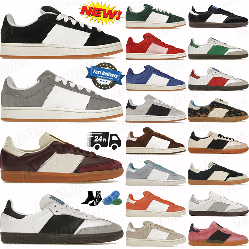 Designer shoes low top leather Indoor suede casual sneakers for men women canvas dark green vegan white black gum leopard outdoor sports womens mens trainers