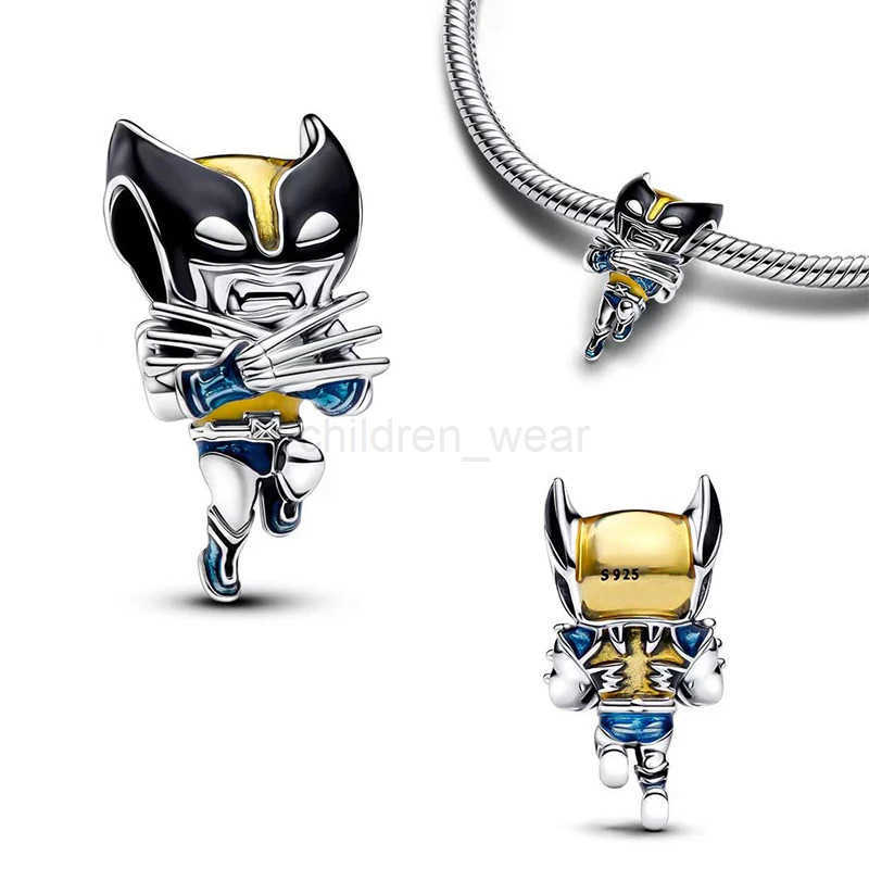 Disney Winnie the Pooh Wolverine Pendant Charm Bead Fits Bracelet Bangle Necklace Women Luxury DIY Jewelry Party Festival Gifts W20250704