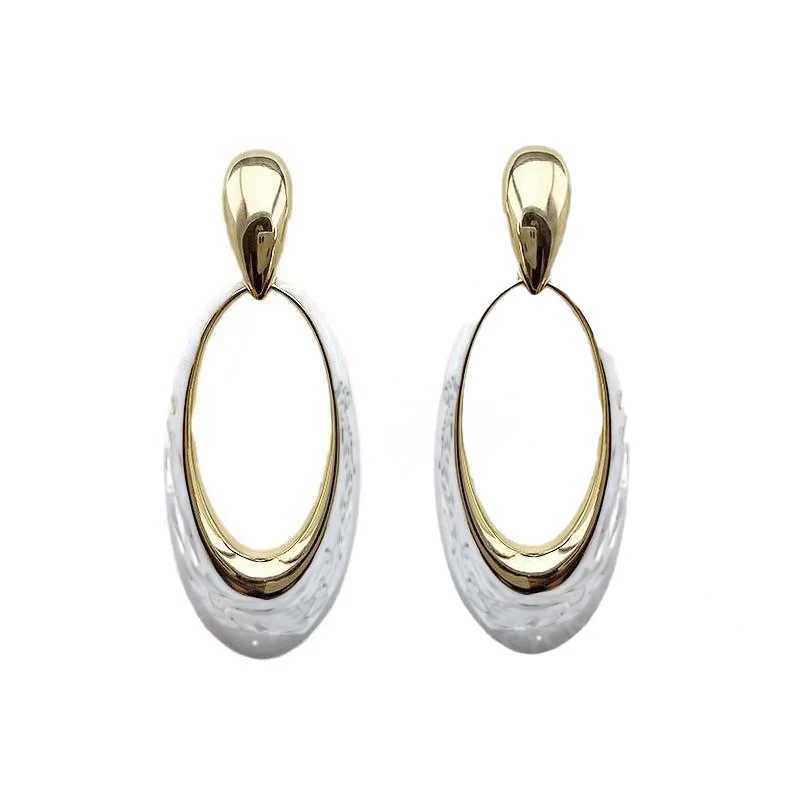 s925 Silver Needle Geometric Openwork Earrings Y250704