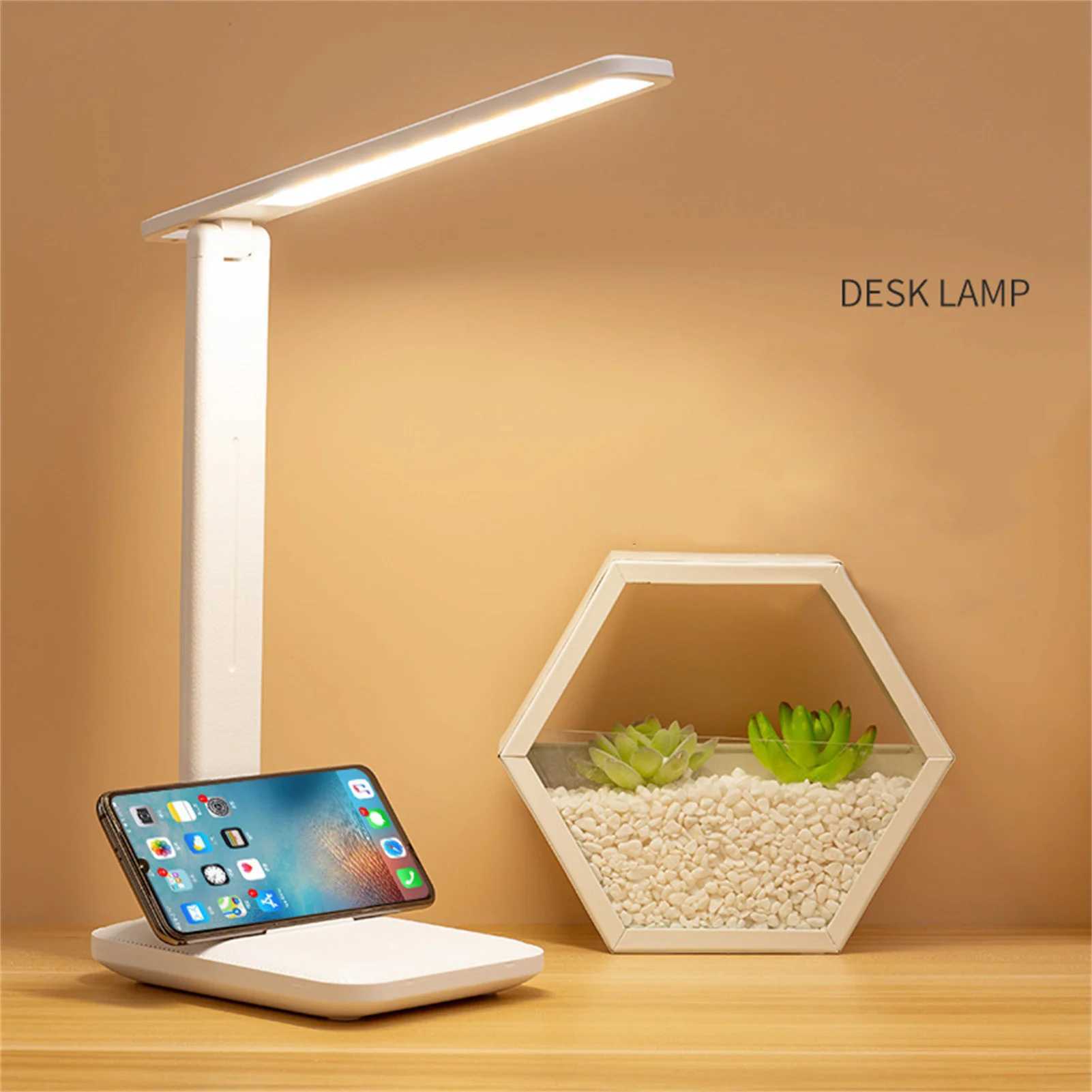 40 Table Lamp Eye Protection Touch Dimming Plug-in 180 Degree Flip Folding Stand Design LED Learning Desk Lamp XJ250703