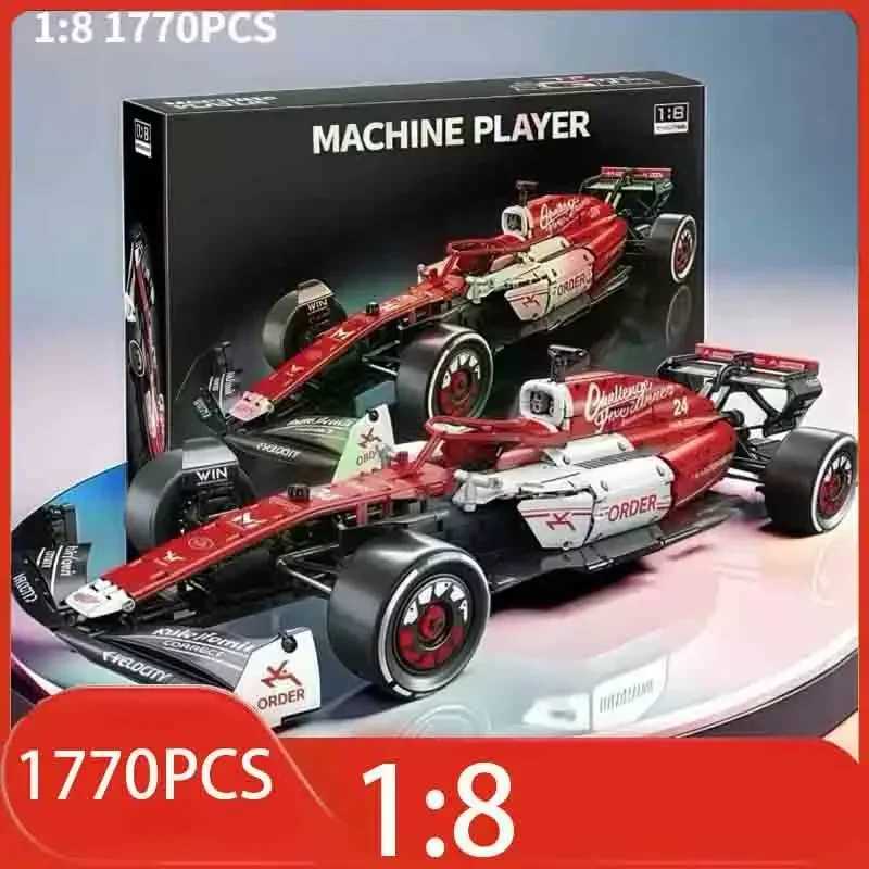 Kbox 1 8 Large-Scale F1 Racing Car Building Block Model Collectible Toy Mens Desktop Decor Festival Gift R250703