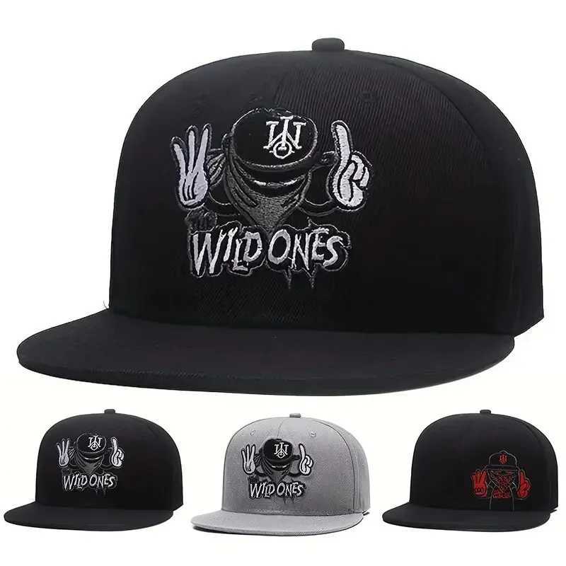 2025 Unisex Ninja Letter Embroidery Hip-hop Hats Outdoor Adjustable Casual Baseball Caps Sunscreen Hat X250704