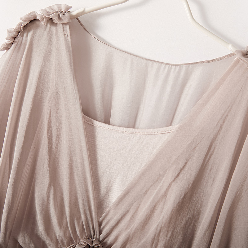 G2054 Summer women's mid-length 2025 new summer style temperament seaside skirt atmosphere dress
