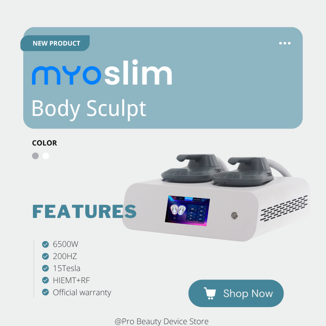 MYOSLIM Mini Nova RF Machine Muscle Stimulation Ems Body Sculpting Fat Burning EMS Boby Slimming Electromagnetic