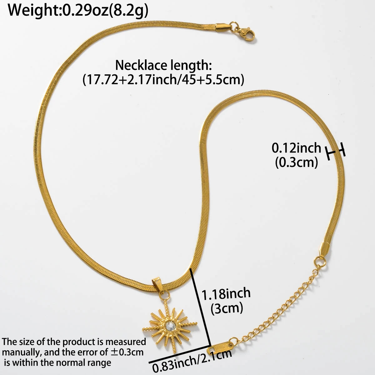 Vintage Sun Pendant Necklace Stainless Steel Waterproof Jewelry Accessories Jewelry Gift for Birthday Anniversary Suit for Party 250701