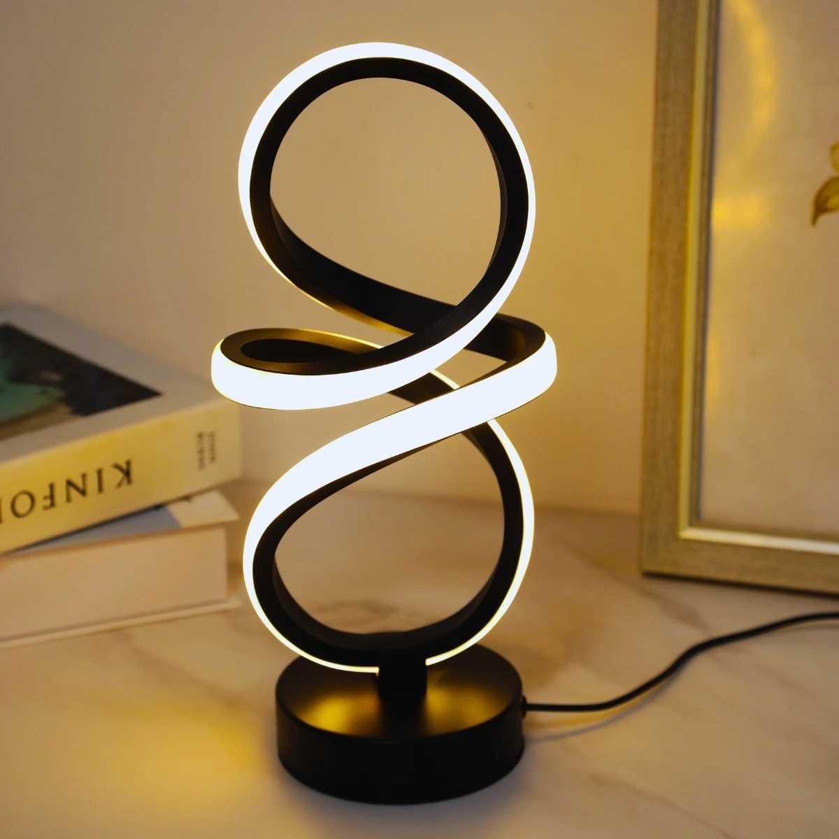 LED table lamp - dimmable bedside reading light artistic decoration suitable for bedrooms study rooms and living roomsXJ250703