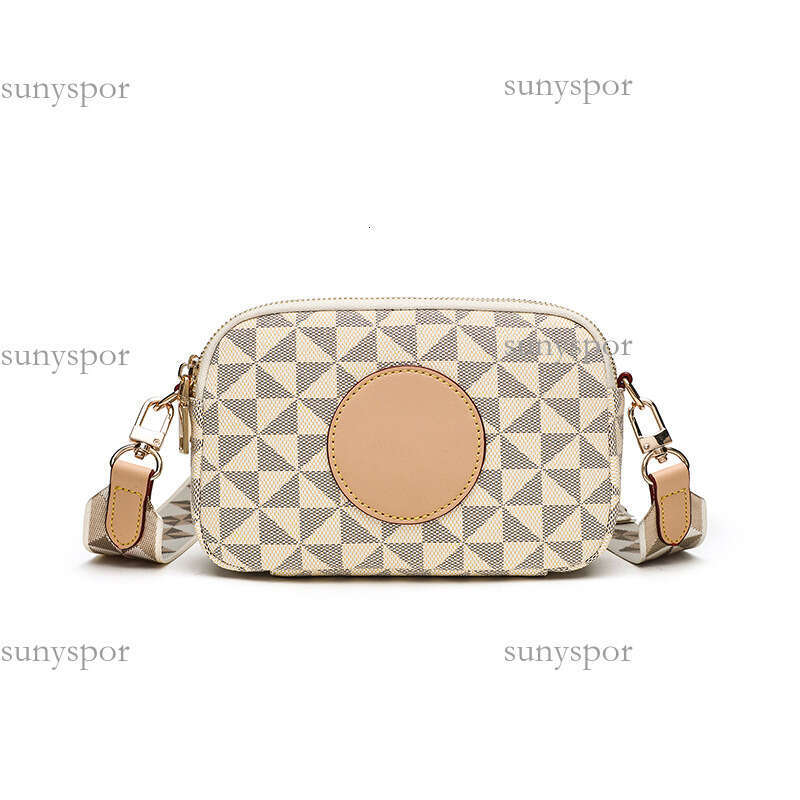 Lanjia Lacel Urwebin New Bags Camera Spring Summer Printed Small Square Casual Versatile Wide Strap Crossbody Bag Fashion Single Shoulder Fba A