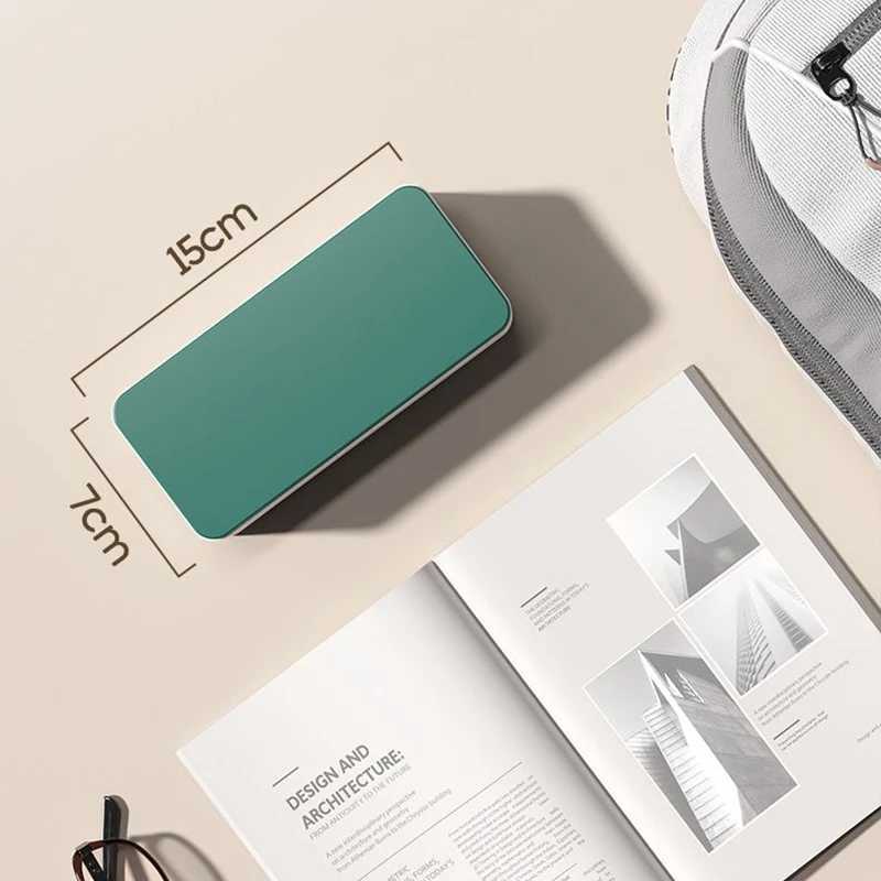 Portable Foldable Lamp With Clock USB Charging Type Fold LED Desk Lamp Energy Saving Rechargeable LED Reading LightXJ250703