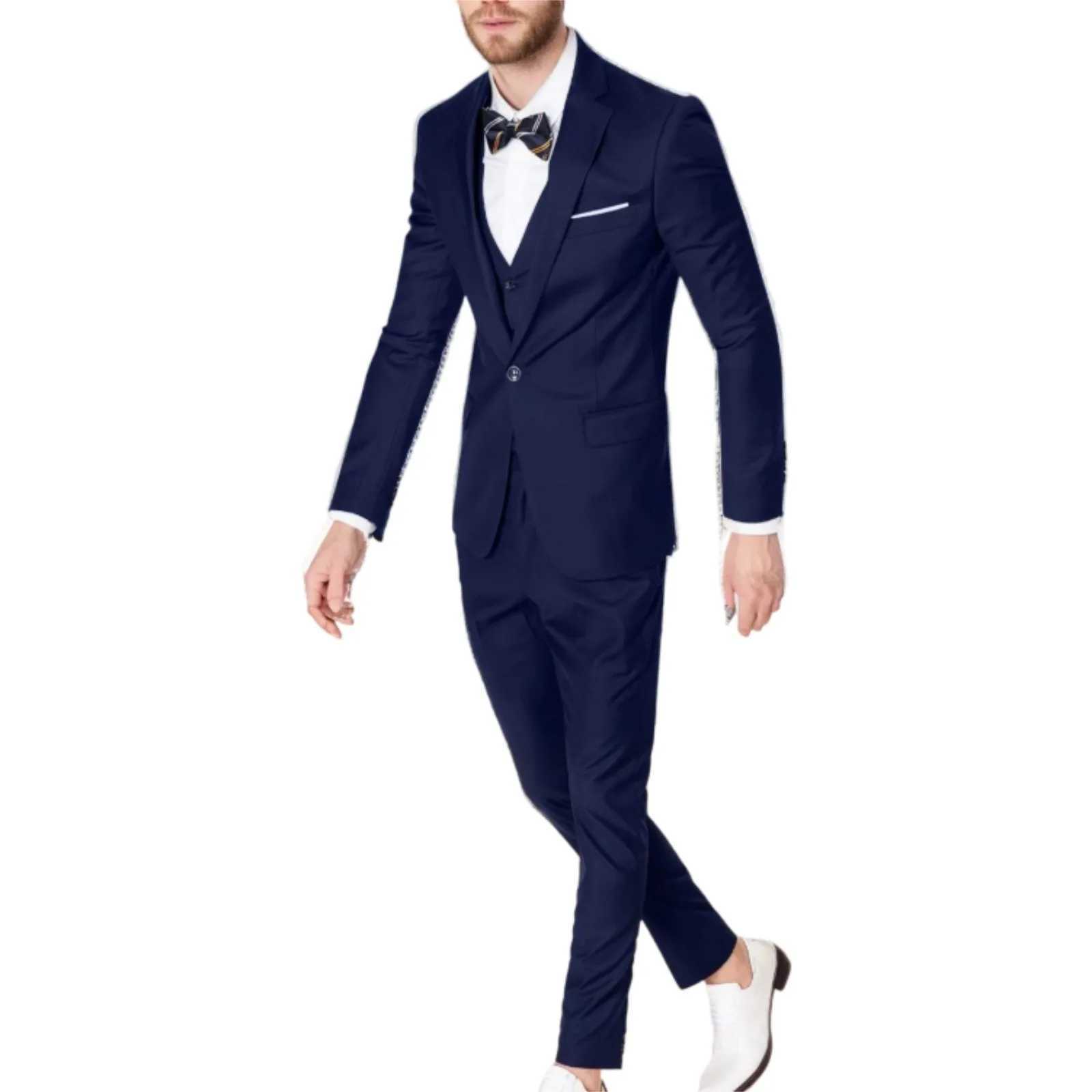 Men Elegant Suits For Wedding 2 Pieces 2 Sets Jackets Vest Pants Luxury Classic Blazers Outfit Fashion Full 2025 Formal Costume X250704