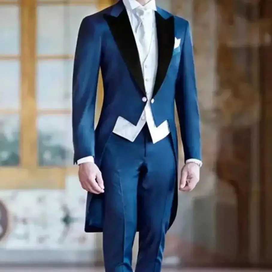 New Slim Fit Men Suits 3 Pieces Blazer+Pants+Vest Handsome Slim Celebrity Wedding Formal Work Causal Tailored Set X250704