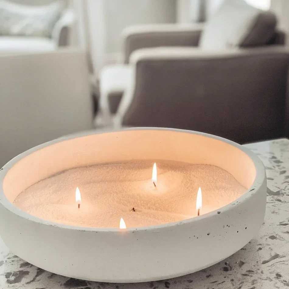 Multiple Colors Sand Candle DIY Set Reusable Pearled Candle High-capacity Floating Candles with Wooden Wicks Home Decor W250704