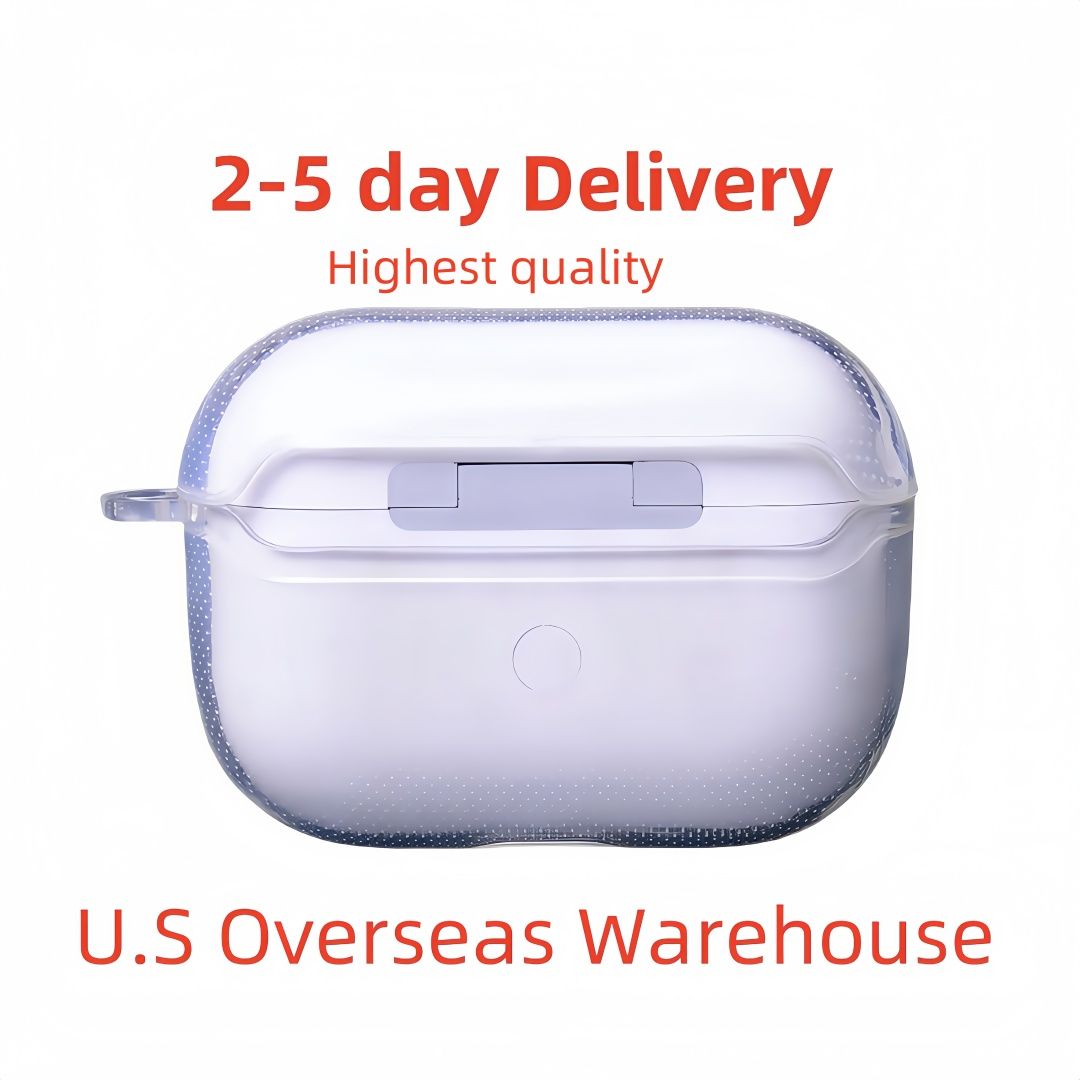 Suitable for AirPodspro 2 AirPods 4 3 2 ANC Earphones AirPods Pro Bluetooth Earphone Accessories Solid Silicone AirPods Protective Cover
