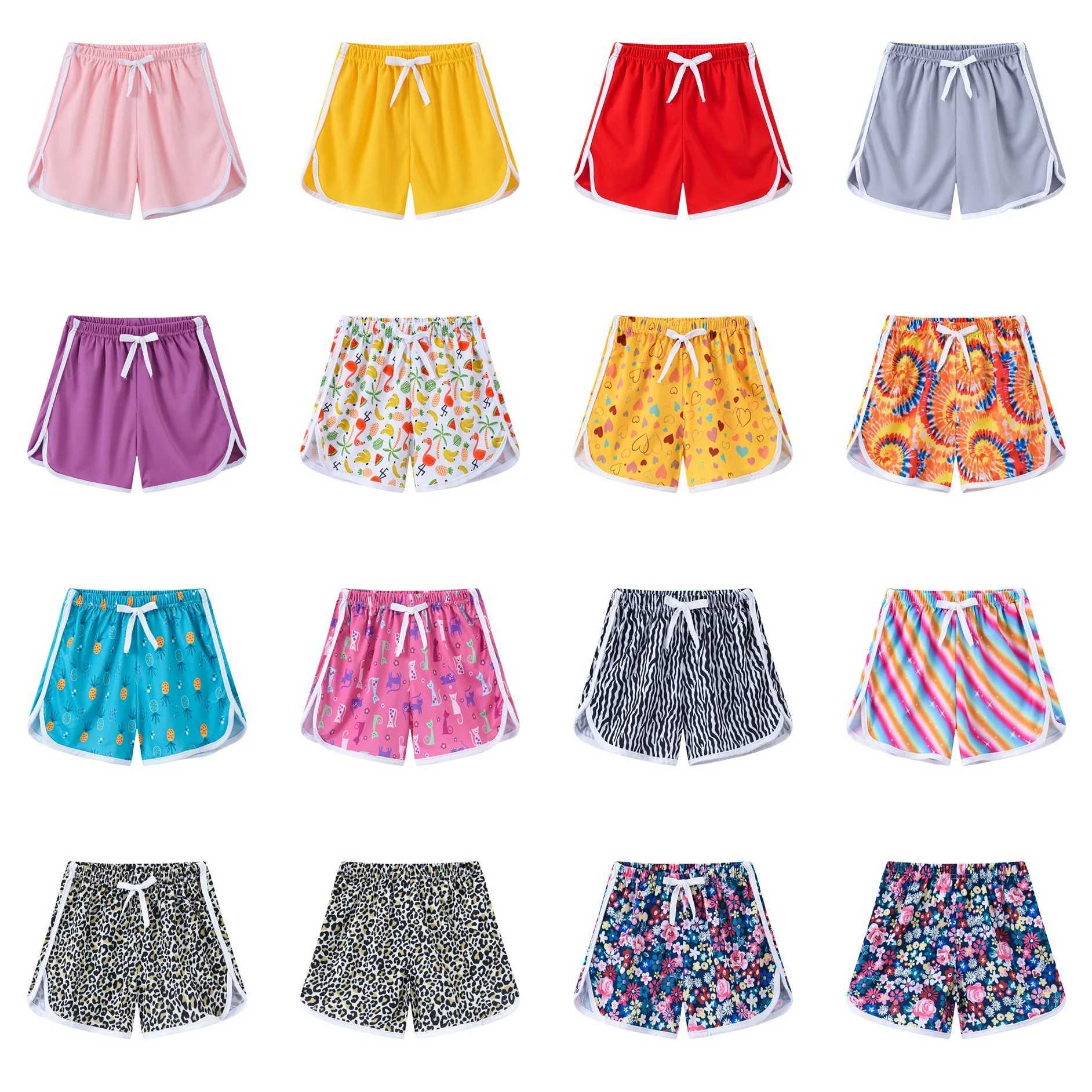 Solid Floral Cool and Comfortable Summer Shorts for Girls and Boys Y250703