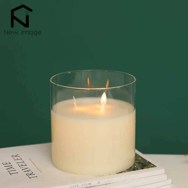 LED Candle Fake Flashing Tea Light Outdoor Garden Lamp Battery-powered Romantic Wedding Banquet Decoration Home Decoration W250704