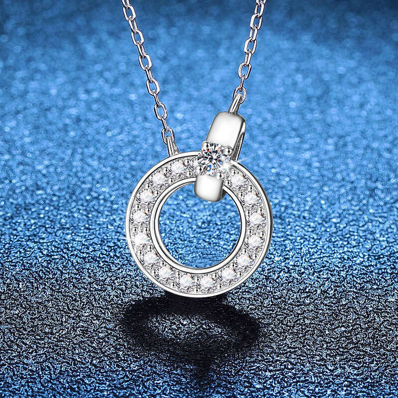 S925terling S925ier Pendant Korean S925tyle Niche VerS925atile Clavicle Chain D Color MoiS925S925anite Necklace 03c