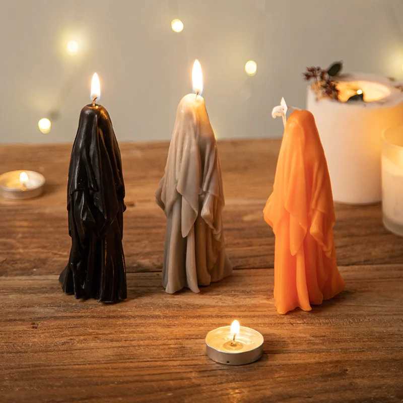 Halloween Woman Scented Candles Holiday Souvenirs Ins Creative Home Decorations Halloween Day Decorations Fragrant Candle W250704