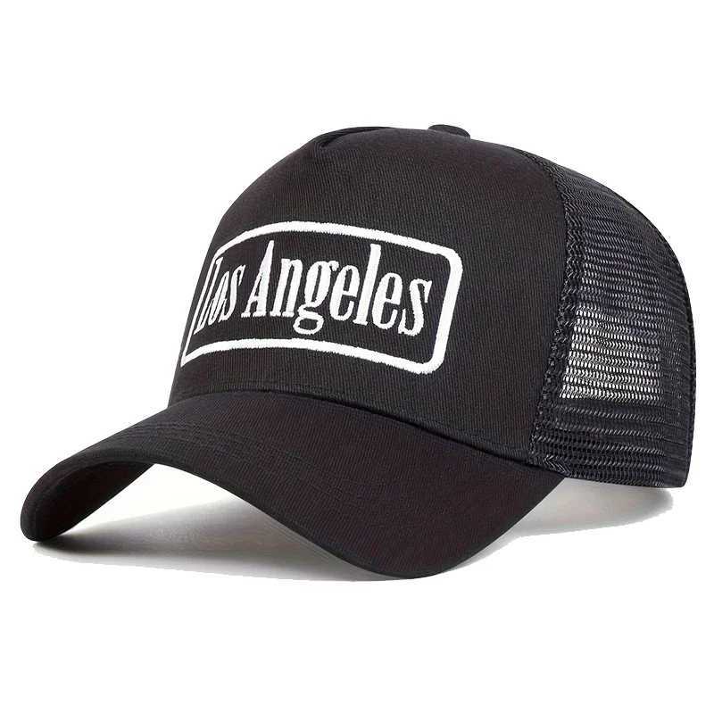 Unisex LOS ANGELES Print Baseball Net Caps Spring and Summer Outdoor Adjustable Casual Hats Sunscreen Hat Sports Cap X250704