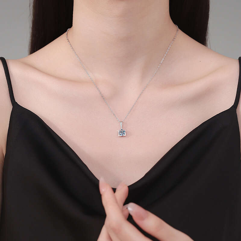 Pendant for Women, 1 caratS925 D Color MoiS925S925anite Angel KiS925S925, S925terling S925ier Necklace, Valentine'S925 Day b80