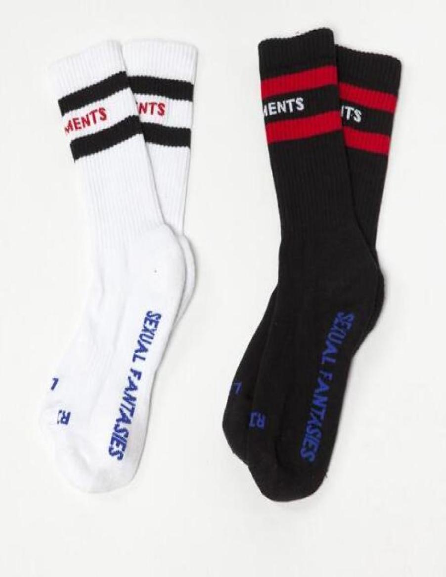 Luxury Vetements Socks Fashion Men Women Sport Socks Cotton Couple Brand Designer Sports Socks for Men Size Fast Delivery4299956