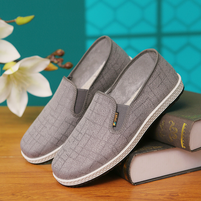 Old Beijing cloth shoes for men, breathable casual shoes, designer shoes, lightweight, anti slip, anti odor men's sports shoes