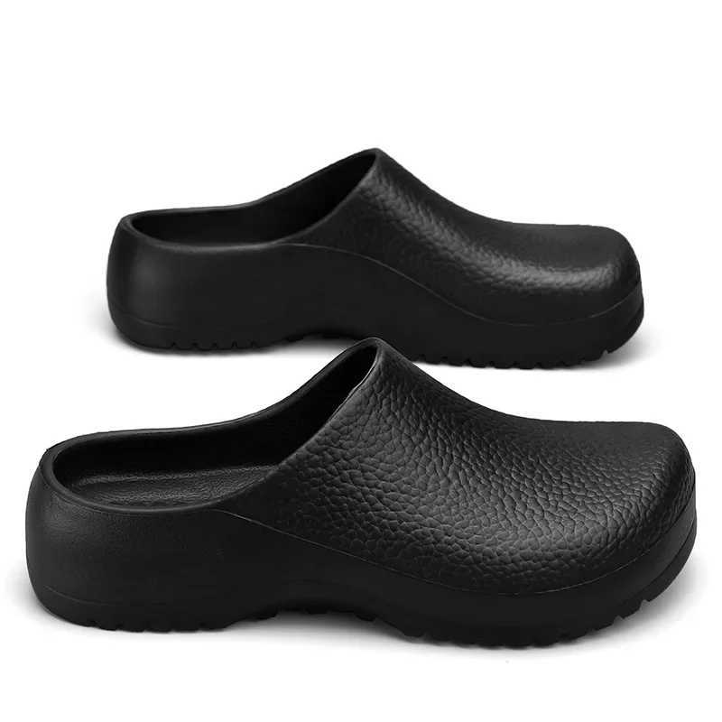 Comfortable Clogs for Women Men Eva Slip-on Chef Nurse Shoes Waterproof Slippers Lightweight Hospital Kitchen Safety Sandals W250704