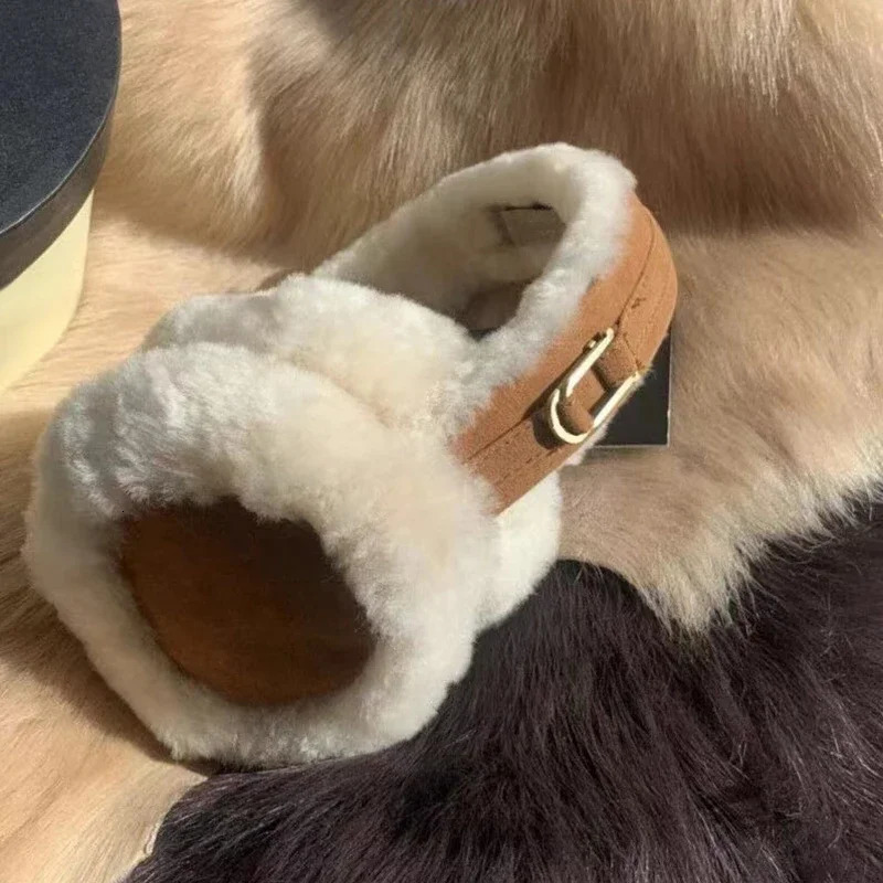 Outdoor Woman Ski Warmer Furry Earmuff Winter Ear Cover Faux Fur Cold Protection Plush Wool Ear Muffs Fashion Soft Earflap 250704