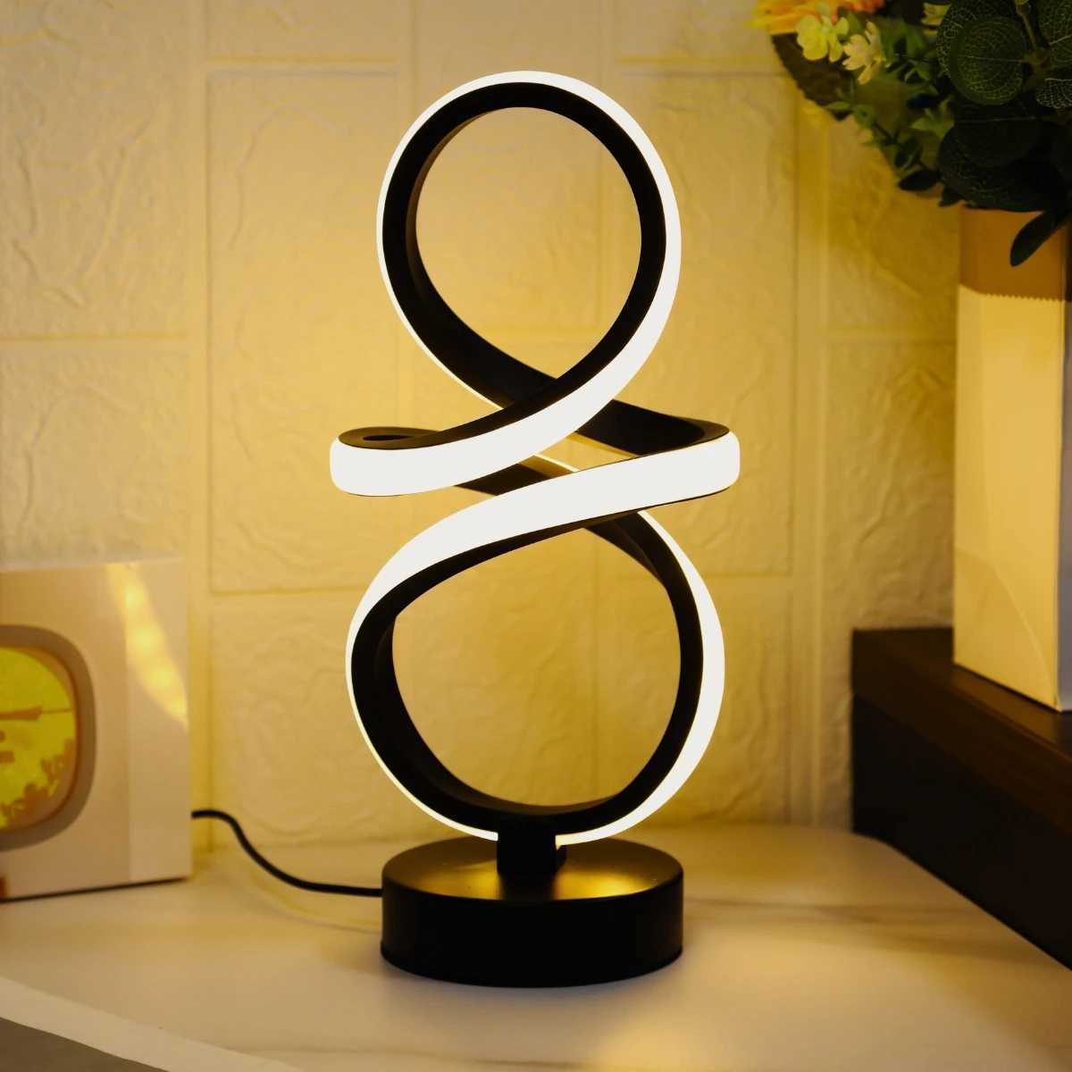 LED table lamp - dimmable bedside reading light artistic decoration suitable for bedrooms study rooms and living roomsXJ250703