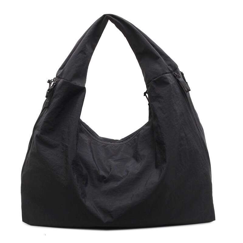 2025 New Korean Style Nylon Tote Women's Canvas Underarm Single Shoulder Versatile Large Capacity Casual Shopping Bag