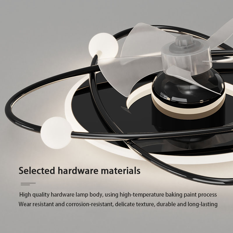 Modern Ceiling Fan with LED Light Fixture for Home Decor