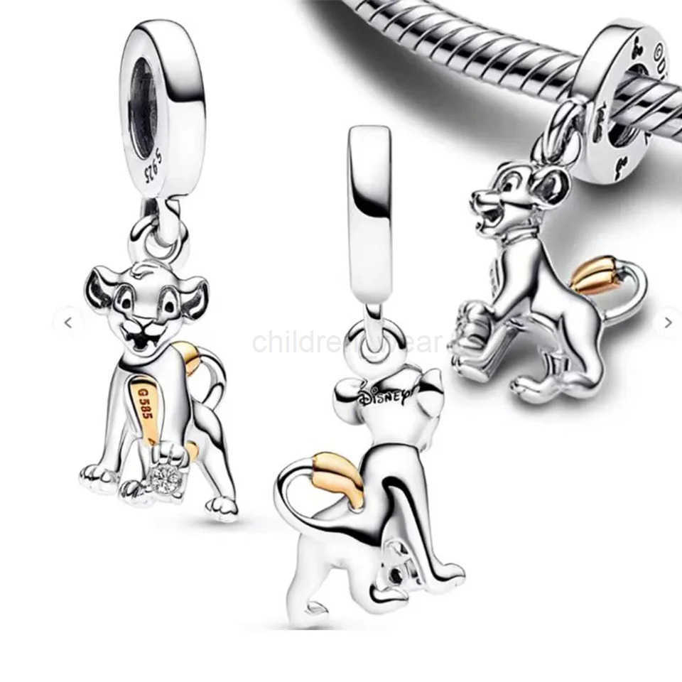 Disney 100th Anniversary Charm Beads Suitable Fits Original Bracelet DIY Birthday Jewelry Making W20250704