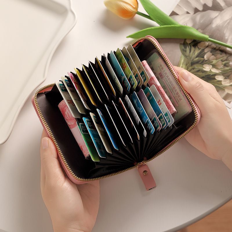 Free Shipping Designer Bag High-end Wallet INS Style Large Capacity Retro Women's Compact Exquisite Mini College Student Card Holder Wallet Leath