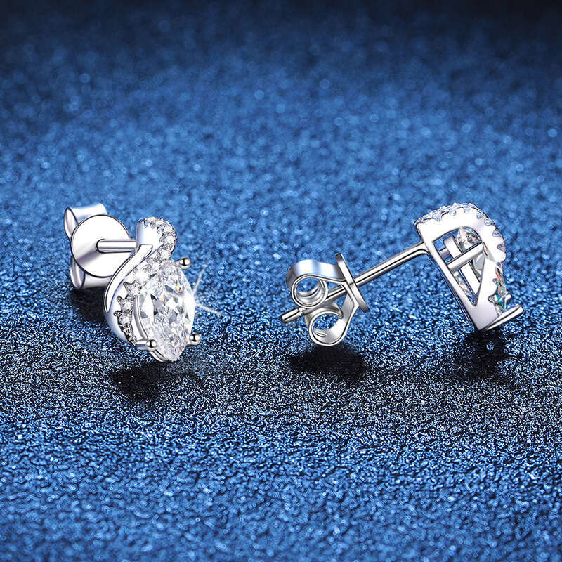 S925 Pure S925ier Angel Eye D Color 1 caratS925 MoiS925S925anite EarringS925 for Women 99d