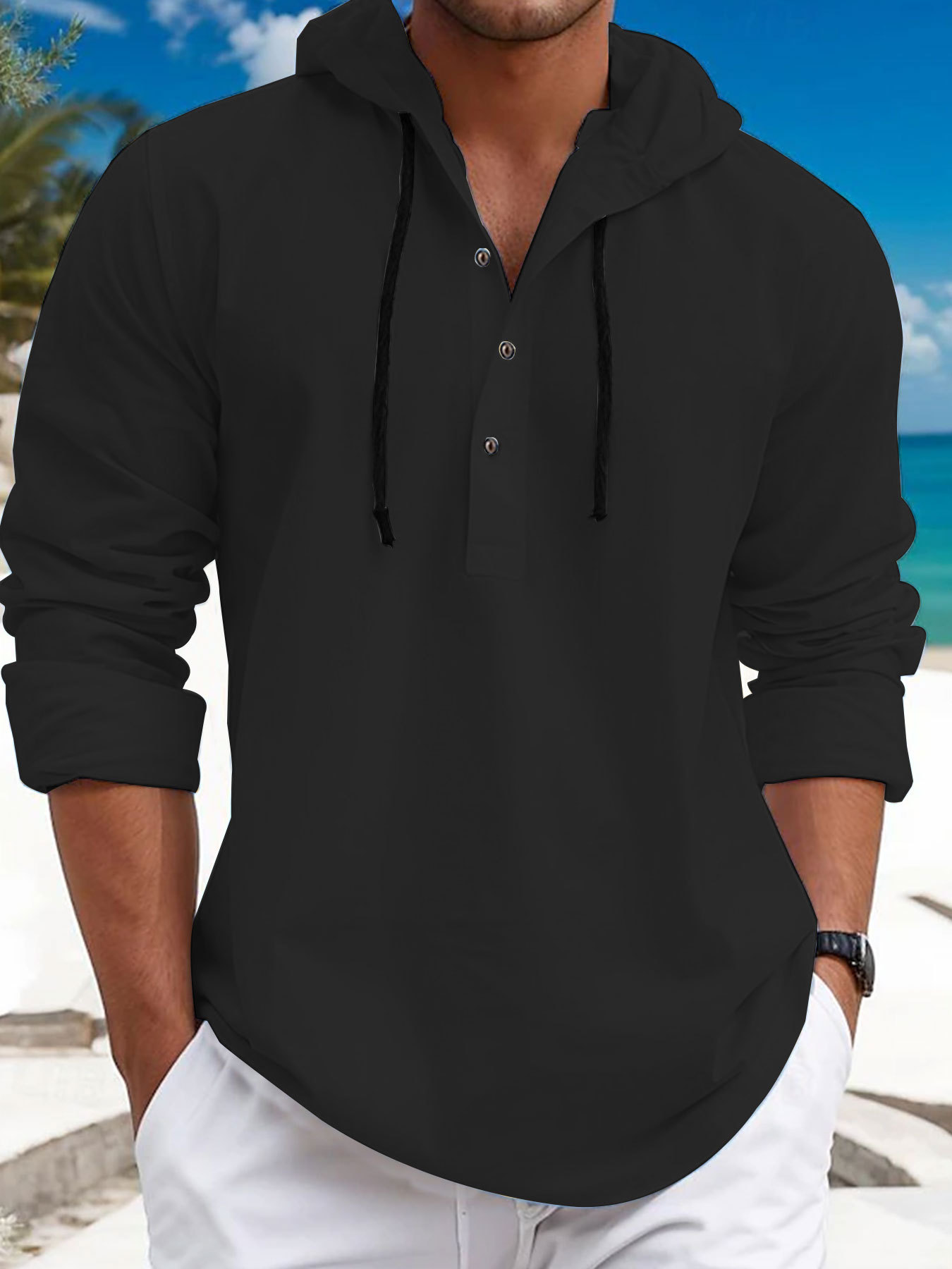 Short sleeved men's fashionable, high-quality, comfortable outdoor outfit1