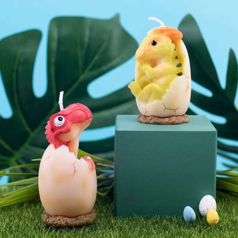 Childrens Birthday Party Creative Children Birthday Candle Craft Cartoon Candle Dinosaur Baby Shaped Aromatherapy Candle ZF171 W250704