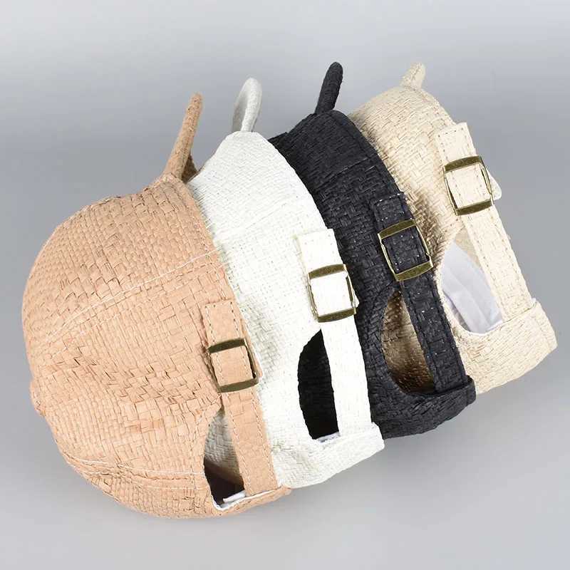 Straw Sun Hat Men Wen Summer Baseball Cap New 2025 Fashion Black White Dad Truckers Hat Snapback Caps M X250704