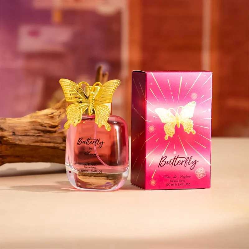 Butterfly Women Natural Fresh Perfume High-end Quality Long-lasting Floral Scent 100ml Eau De Toilette Romantic Arab Body Spray XJ250704