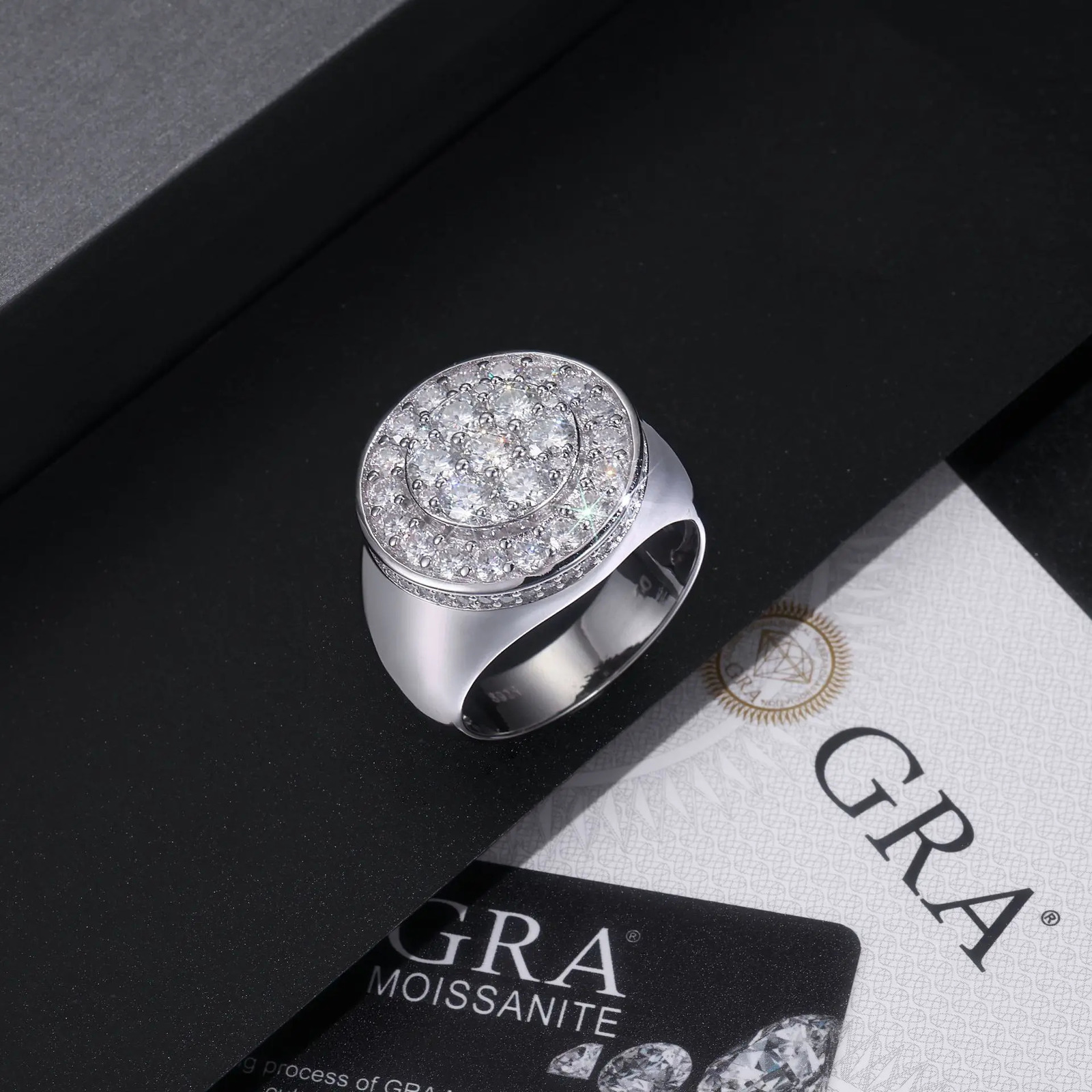 DJMAX Premium Ring for Women Hip Hop Personality Original 925 Sterling Silver Jewelry Men Diamond Ring 250716