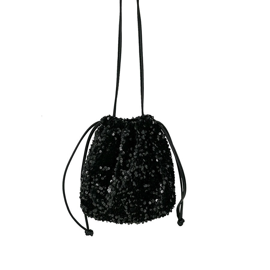 Free Shipping Designer Ladies' Hand-held Bucket Bag, High-end Drawstring Pleated Shoulder Bag, Fashionable European And American Style Colorful S
