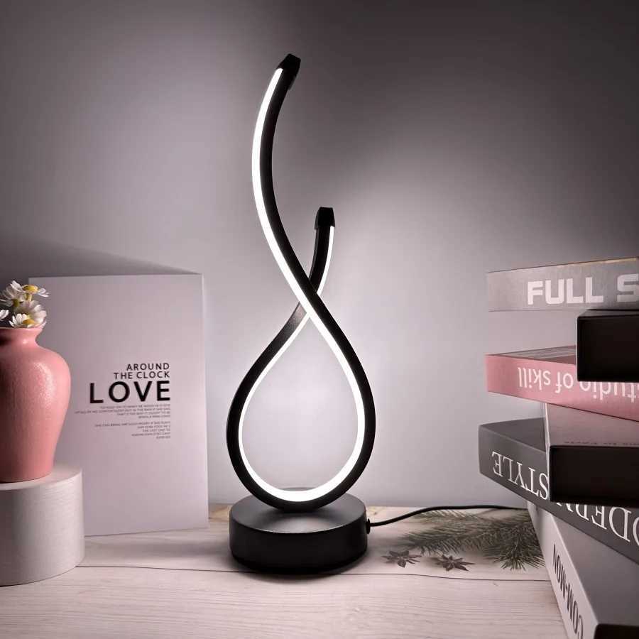 LED Table Lamp Bedroom Nightlight Creative Restaurant Coffee Shop Luminescent Decorative Table Lamp XJ250703