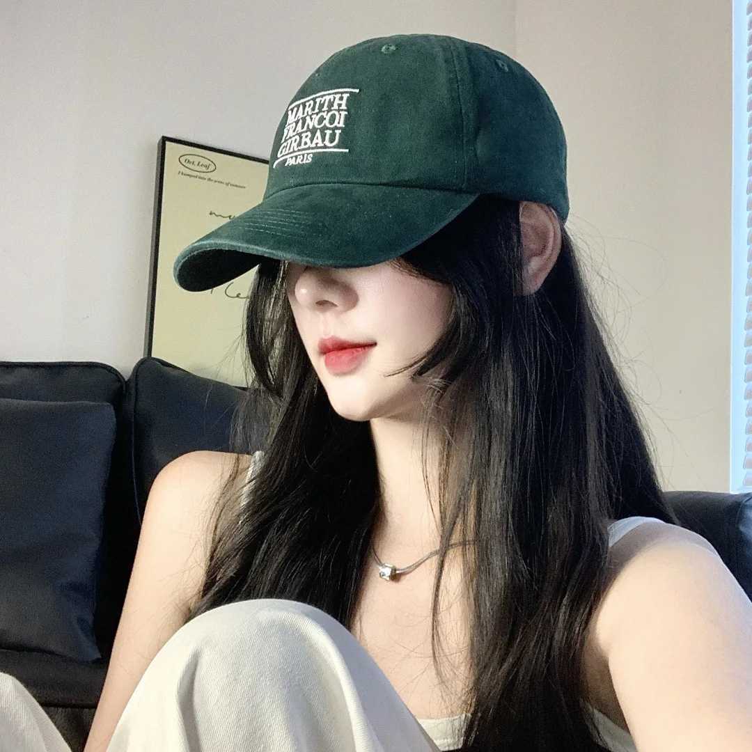 Summer Sunshade Trendy Brand Embroidered Letter Baseball Cap Wens Ins Style Versatile Soft Top Cap Unisex Face Hat X250704