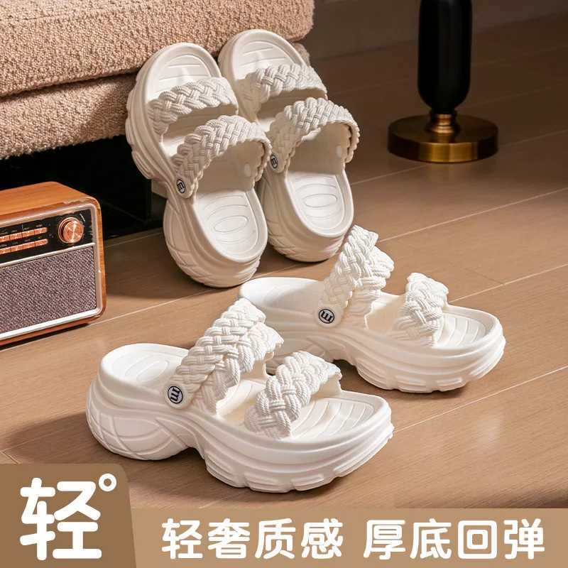 Comwarm Fashion Womens Slippers Platform Outdoor Female Slides Slip On Concise Slides EVA Soft Sole Comfortable Womens Sandals W250704