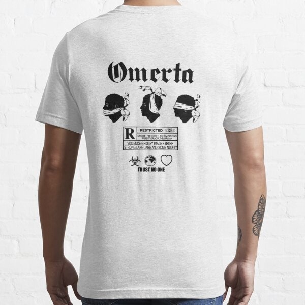Men's T Shirts Summer Omerta Short Sleeved Printing Round Neck T-shirt