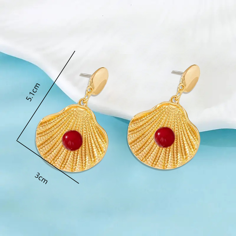 Xiyin Wind Exaggerated Fashion Trend Starfish Element Simple Women's Earrings
