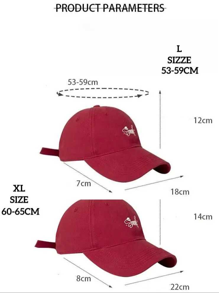 Summer Embroidery Duck Tongue Cap Sun Shading Baseball Cap Wen Men Casual Hundred Sunscreen Hat Lovely Soft X250704
