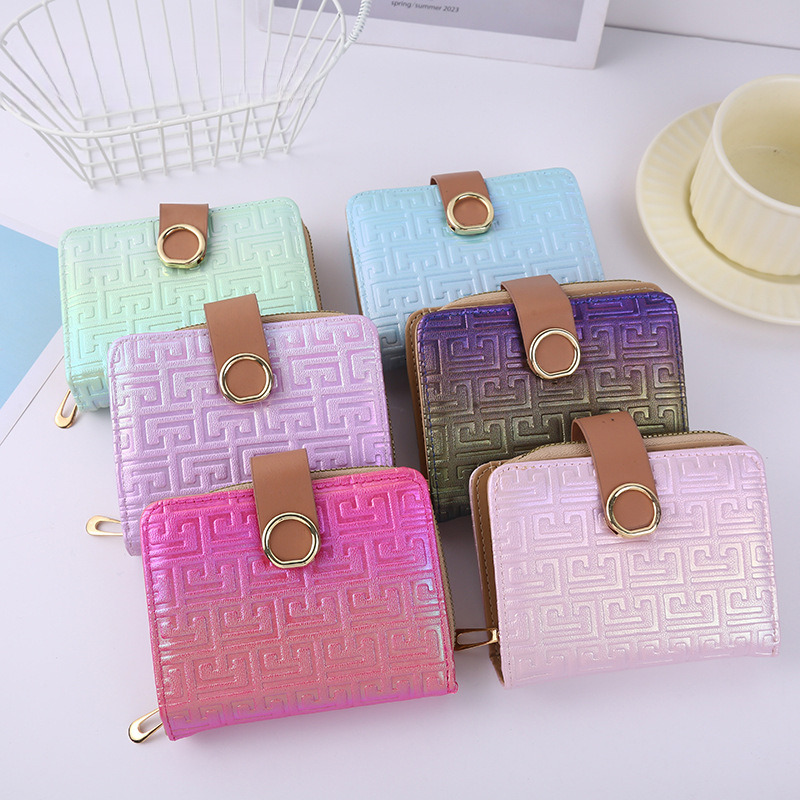 Free Shipping Designer Bag Card Holder For Women Compact High-end Large Capacity Multiple Card Slots Coin Purse Large Cash Clip Photo ID Storage Bag W