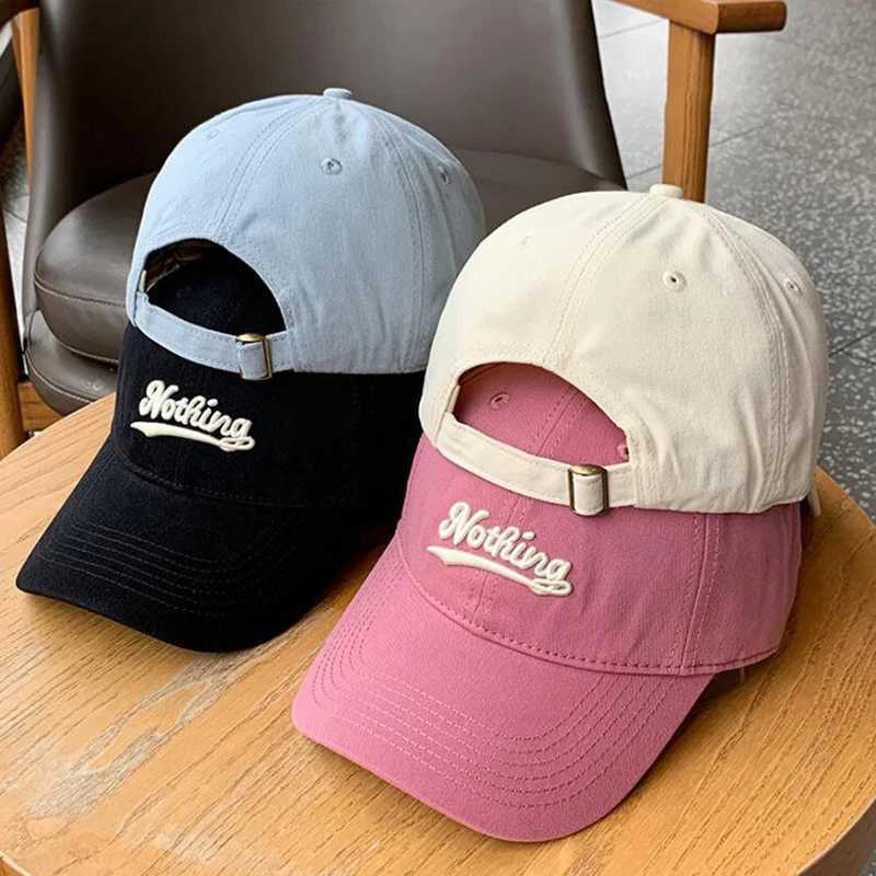 RICYGVM Letter Embroidery Baseball Hat For Wen Men Fashion Duck Tongue Cap Outdoor Sunshade Peaked Caps Solid Color Visors X250704