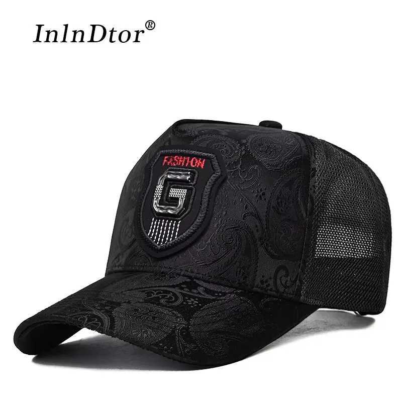 InlnDtor summer thin style leopard baseball cap fashion tide brand duck cap mens wide brim casual outdoor fishing hat X250704