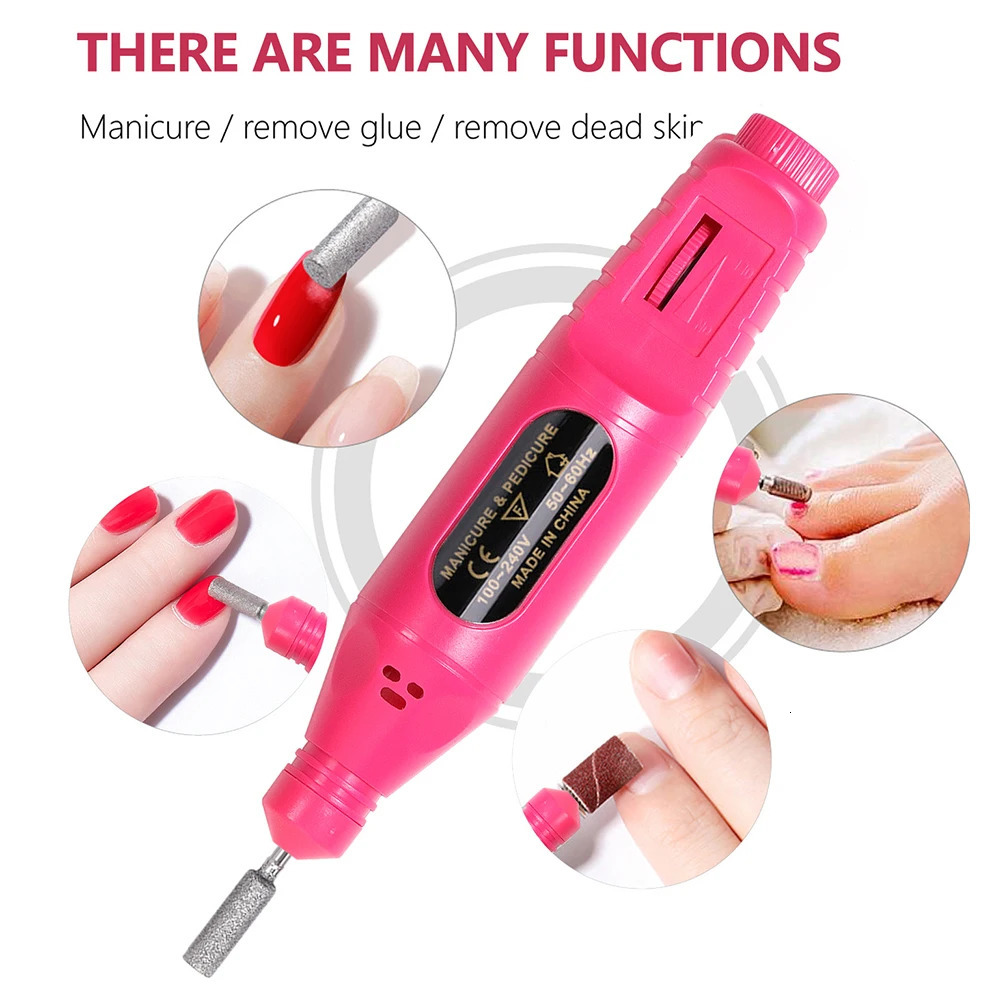 LINMANDA Manicure UV LED Lamp Kit Set UV Lamp and 20000RPM Nail Drill Machine Kit and Remove Dead Skin Manicure Tools Set 250627